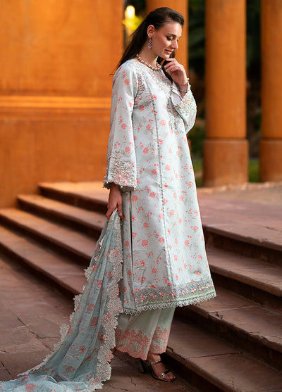 Mehak Yaqoob Pret Embroidered Raw Silk 3 Piece Suit Reya