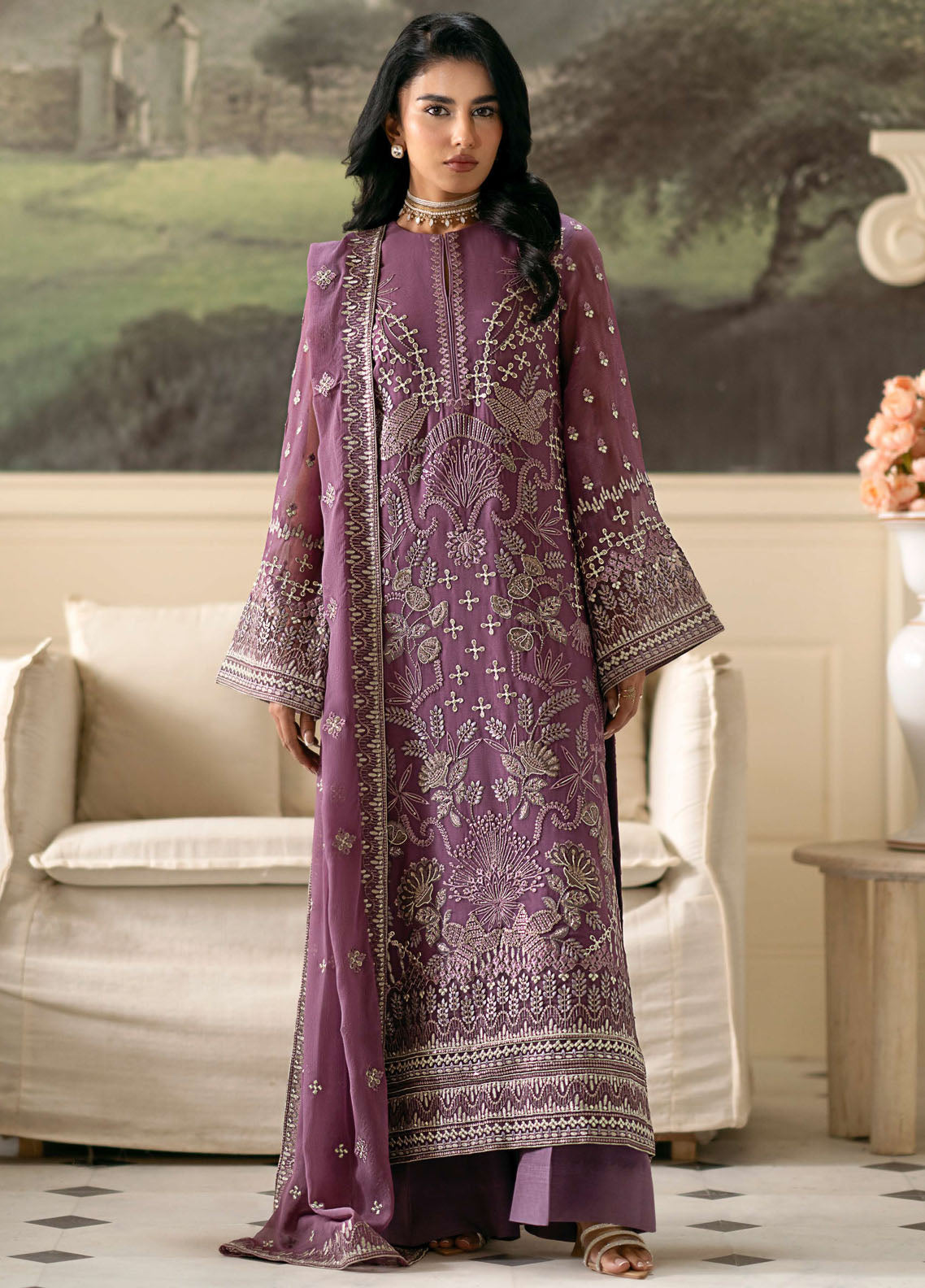 Meharbano By Kuch Khas Unsticthed Formal Collection 2024 K-1604 Liara