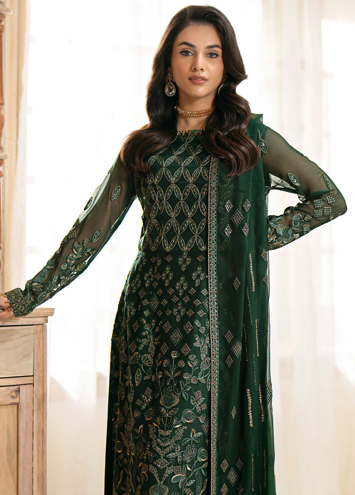 Meharbano By Kuch Khas Unsticthed Formal Collection 2024 K-1607 Evrin