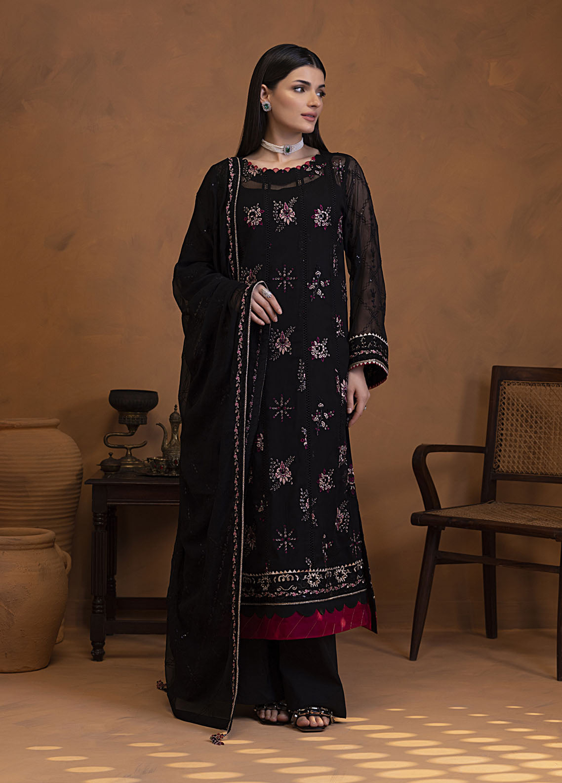 Mehar by Shamooz Unstitched Festive Collection 2024 SU-114 Roohi