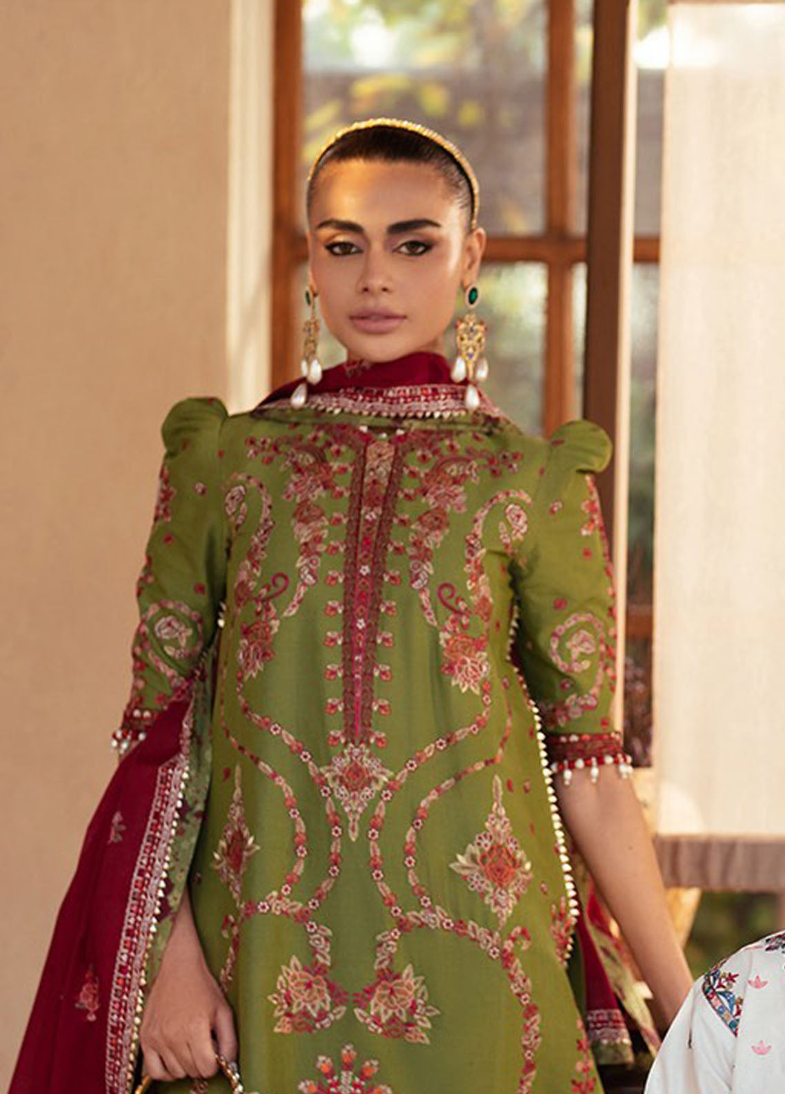 Mehroze by Bin Ilyas Embroidered Lawn Suit Unstitched 3 Piece BI25MS 93 B