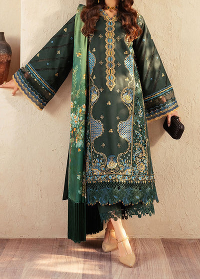 Mehroze by Bin Ilyas Embroidered Lawn Suit Unstitched 3 Piece BI25MS 94 A