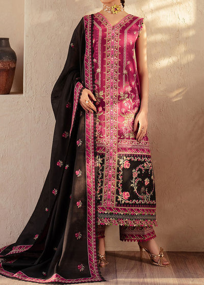 Mehroze by Bin Ilyas Embroidered Lawn Suit Unstitched 3 Piece BI25MS 95 A