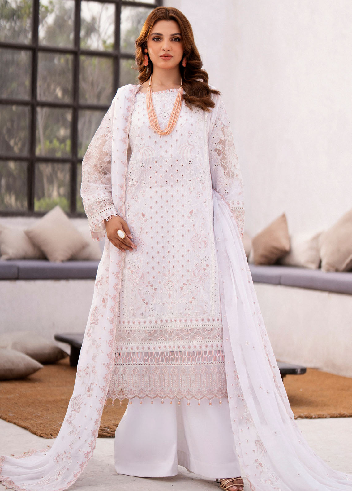 Mellisa By Emaan Adeel Unstitched Lawn Collection 2024 ME-02 Lucia