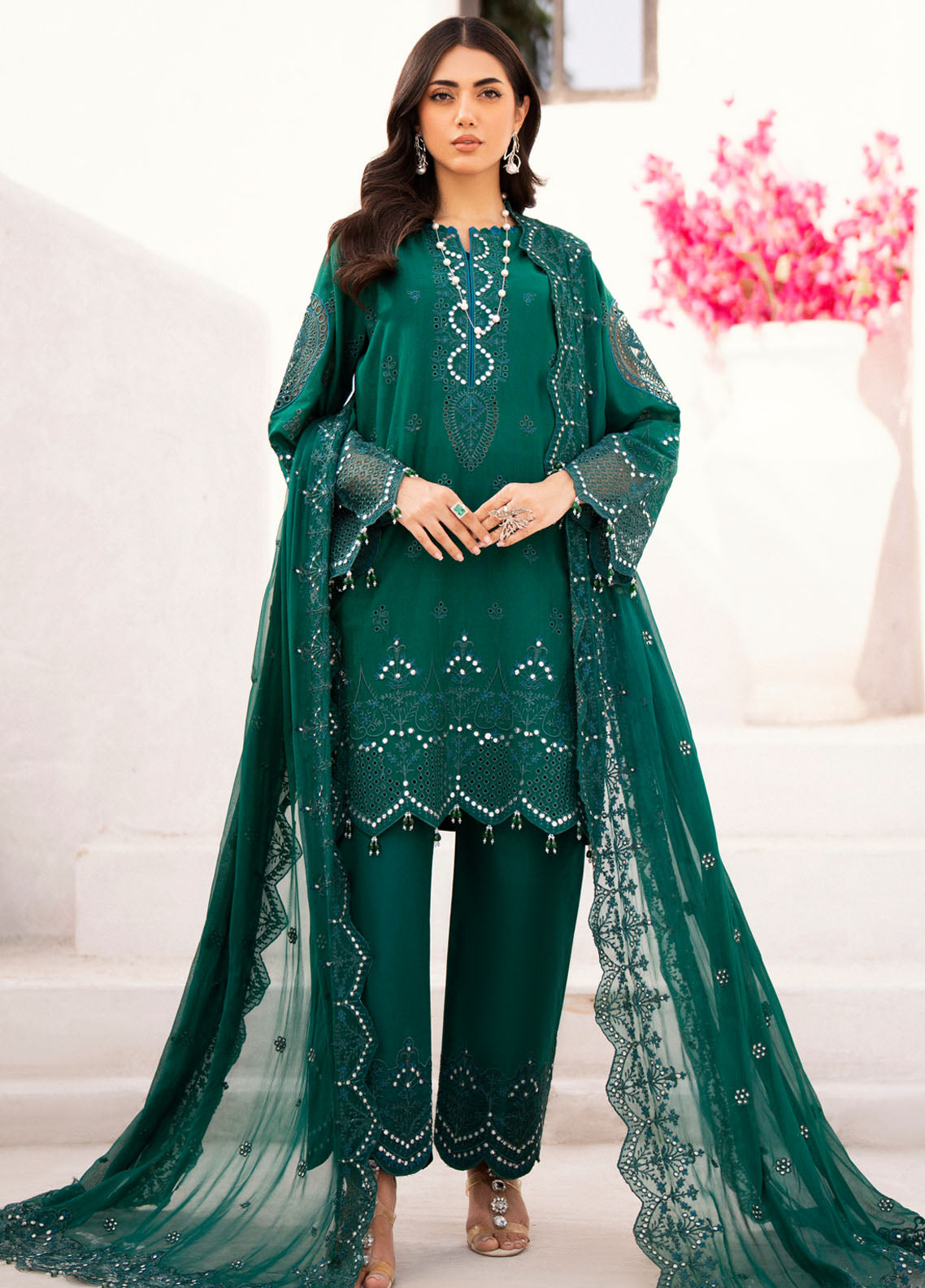 Mellisa By Emaan Adeel Unstitched Lawn Collection 2024 ME-03 Marco