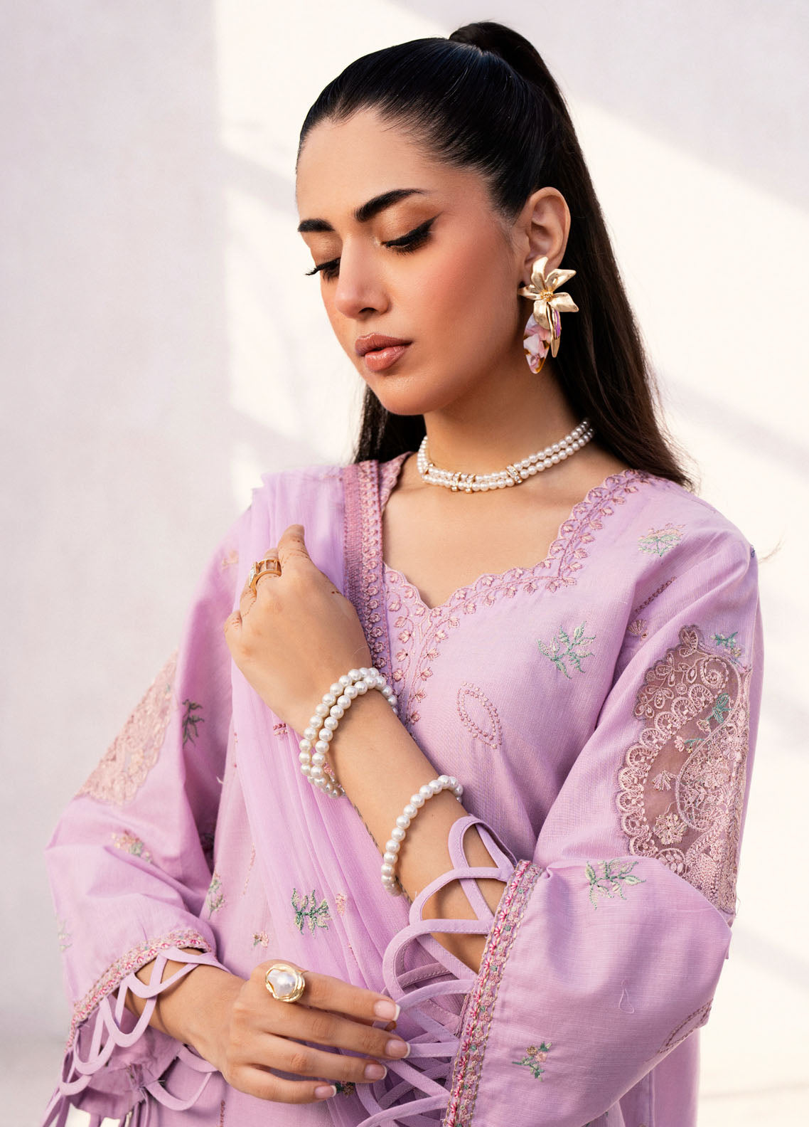Mellisa By Emaan Adeel Unstitched Lawn Collection 2024 ME-05 Enzo