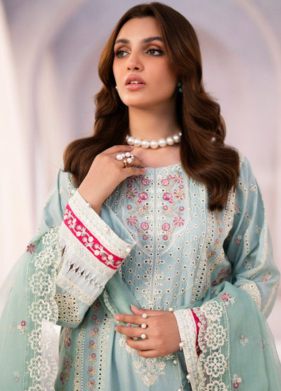 Mellisa By Emaan Adeel Unstitched Lawn Collection 2024 ME-10 Brie