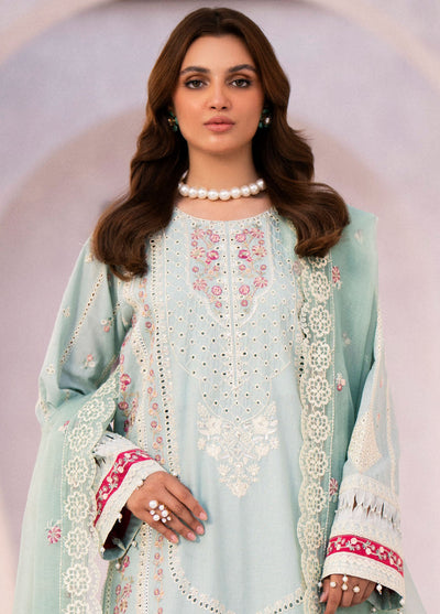 Mellisa By Emaan Adeel Unstitched Lawn Collection 2024 ME-10 Brie
