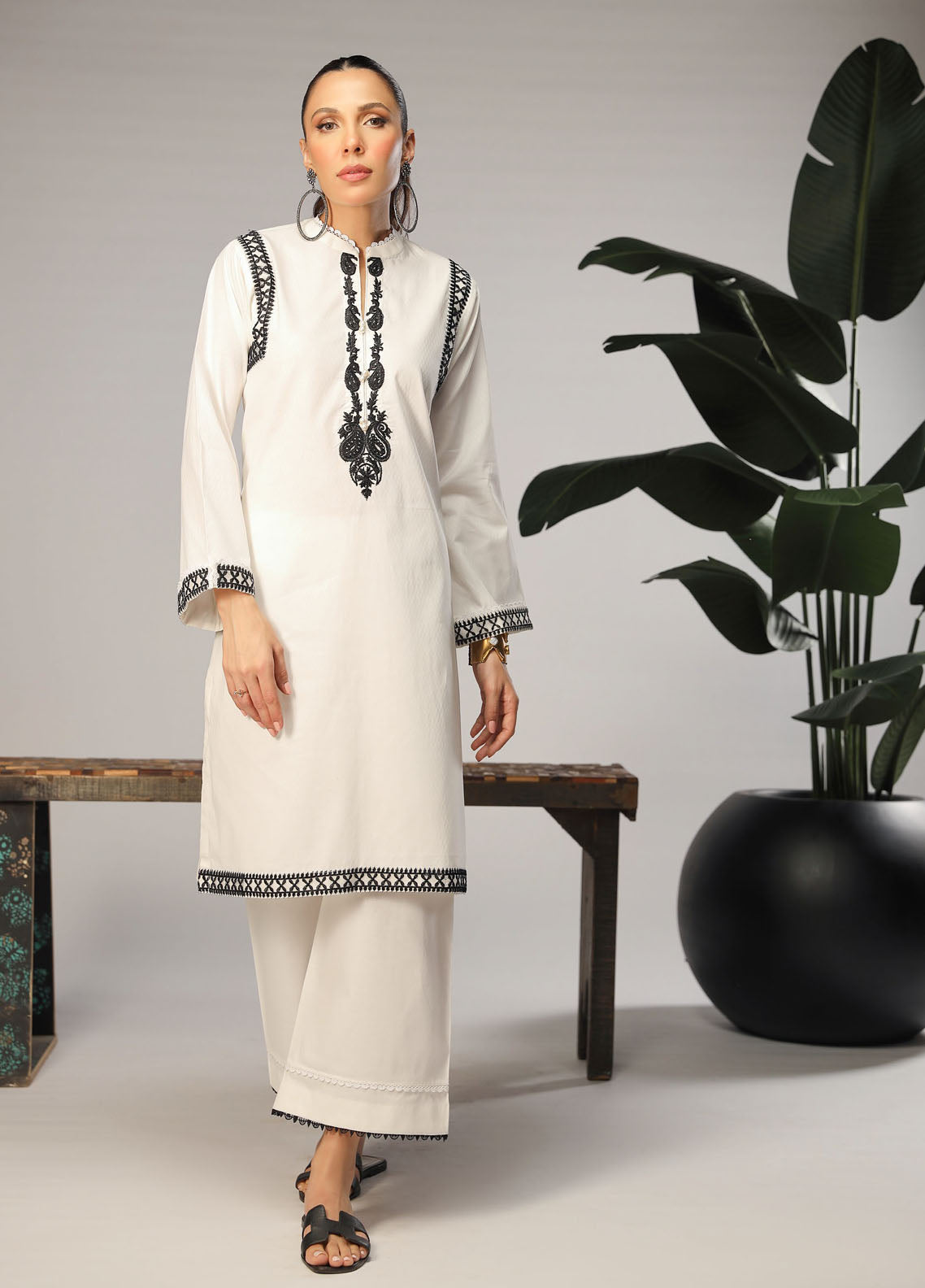 Shahzeb Textiles Pret Embroidered Jacquard 2 Piece Suit Artistic