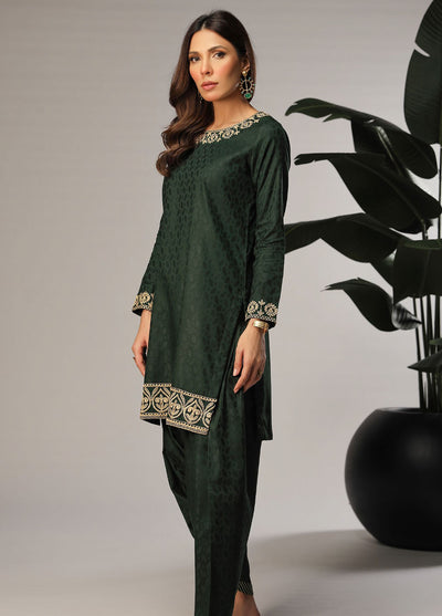 Shahzeb Textiles Pret Embroidered Jacquard 2 Piece Suit Diva