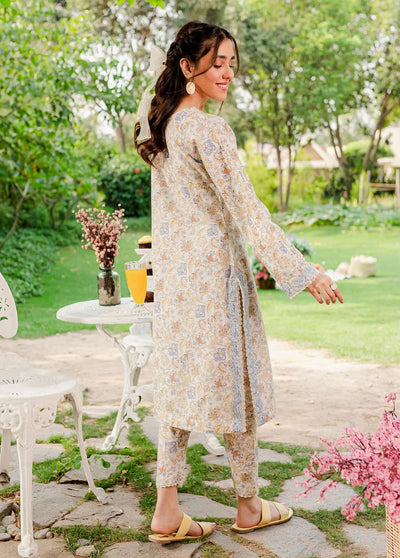 Naayas Pret Embroidered Lawn 2 Piece Suit NS23M Icemenia