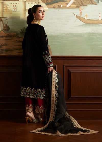 Mina Hasan Velvet Luxe Formals Collection 2024 Jahan