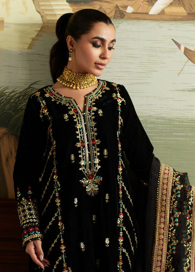 Mina Hasan Velvet Luxe Formals Collection 2024 Jahan