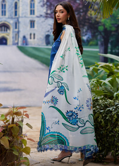 Mina Hasan Embroidered Lawn Suits Unstitched 3 Piece MNH25LL Anaaya
