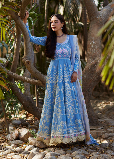 Mina Hasan Embroidered Lawn Suits Unstitched 3 Piece MNH25LL Baano