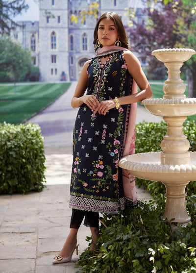 Mina Hasan Embroidered Lawn Suits Unstitched 3 Piece MNH25LL Sasha
