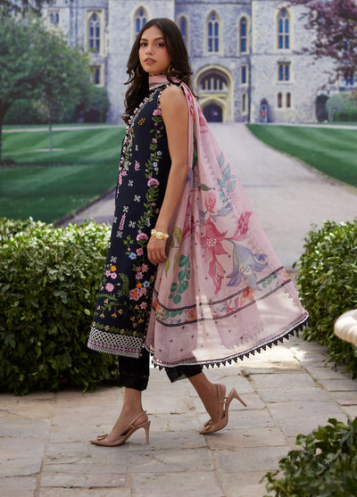 Mina Hasan Embroidered Lawn Suits Unstitched 3 Piece MNH25LL Sasha