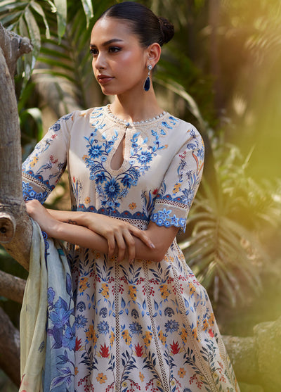 Mina Hasan Embroidered Lawn Suits Unstitched 3 Piece MNH25LL Taara