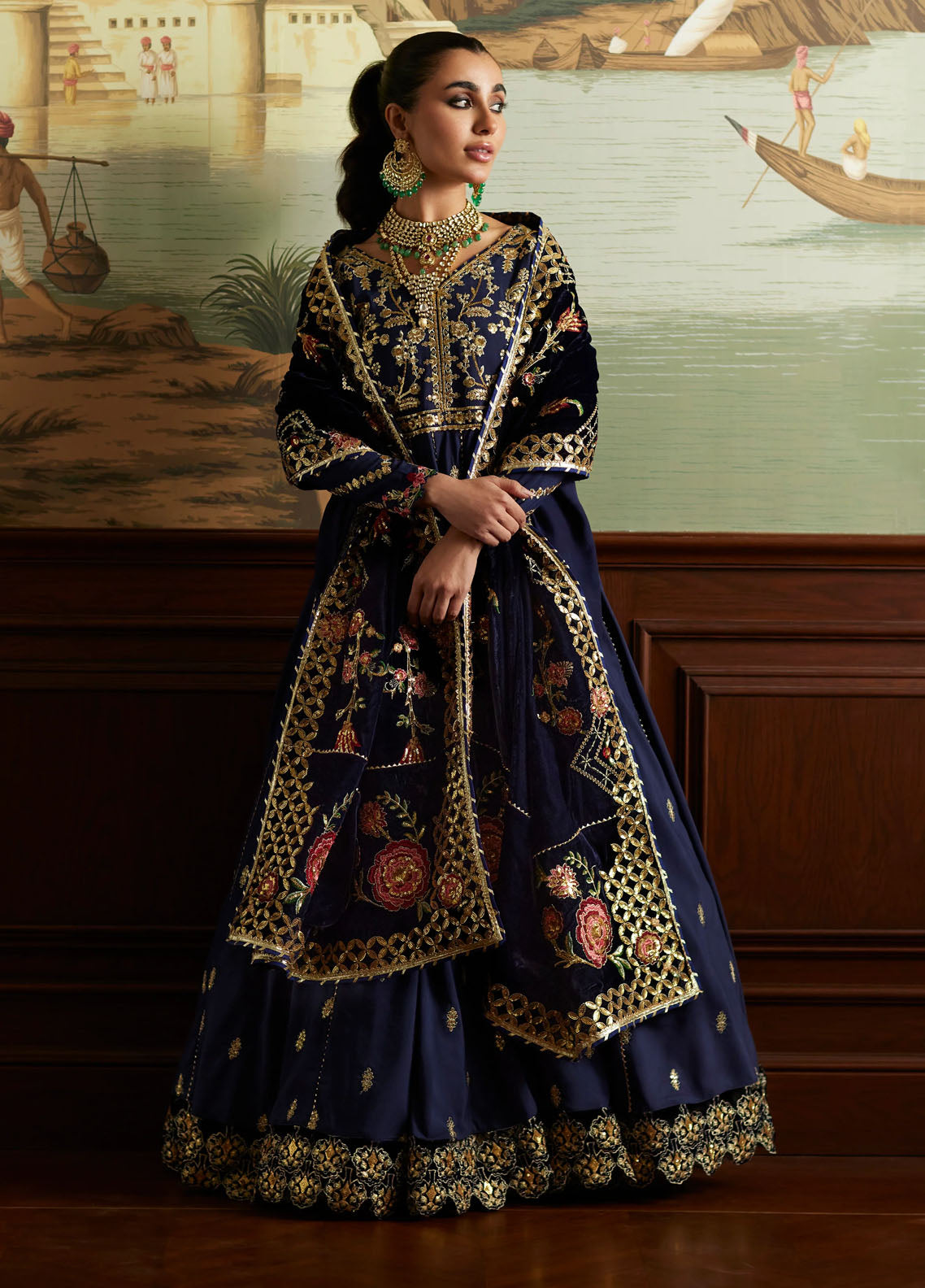 Mina Hasan Velvet Luxe Formals Collection 2024 Raniya