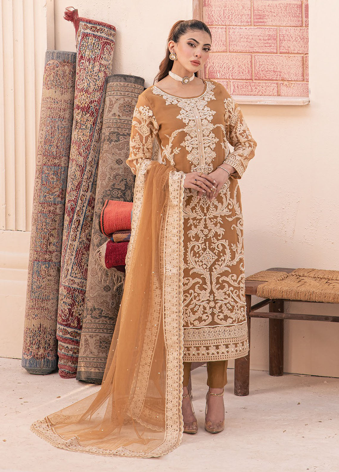 Miorah By House Of Nawab Unstitched Collection 2024 D-1 Irfa B