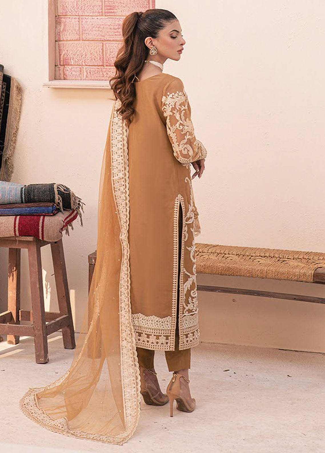 Miorah By House Of Nawab Unstitched Collection 2024 D-1 Irfa B