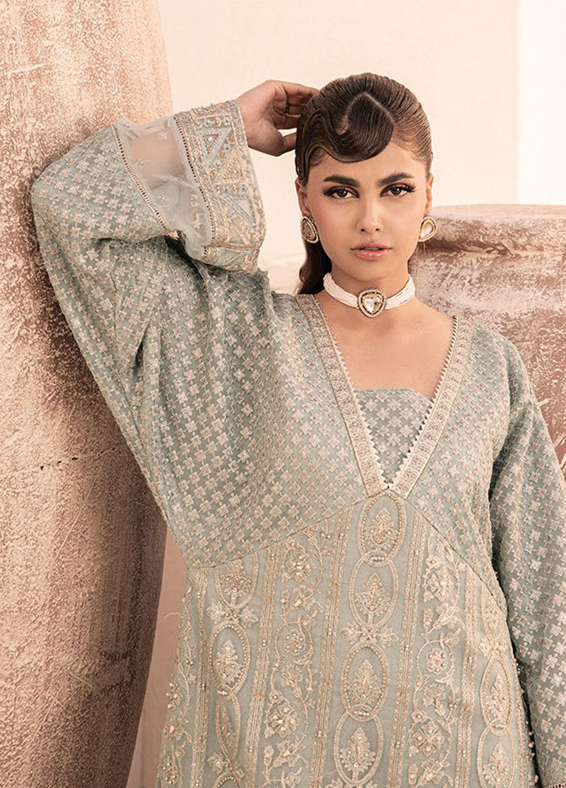 Miorah By House Of Nawab Unstitched Collection 2024 D-4 Ivaan A