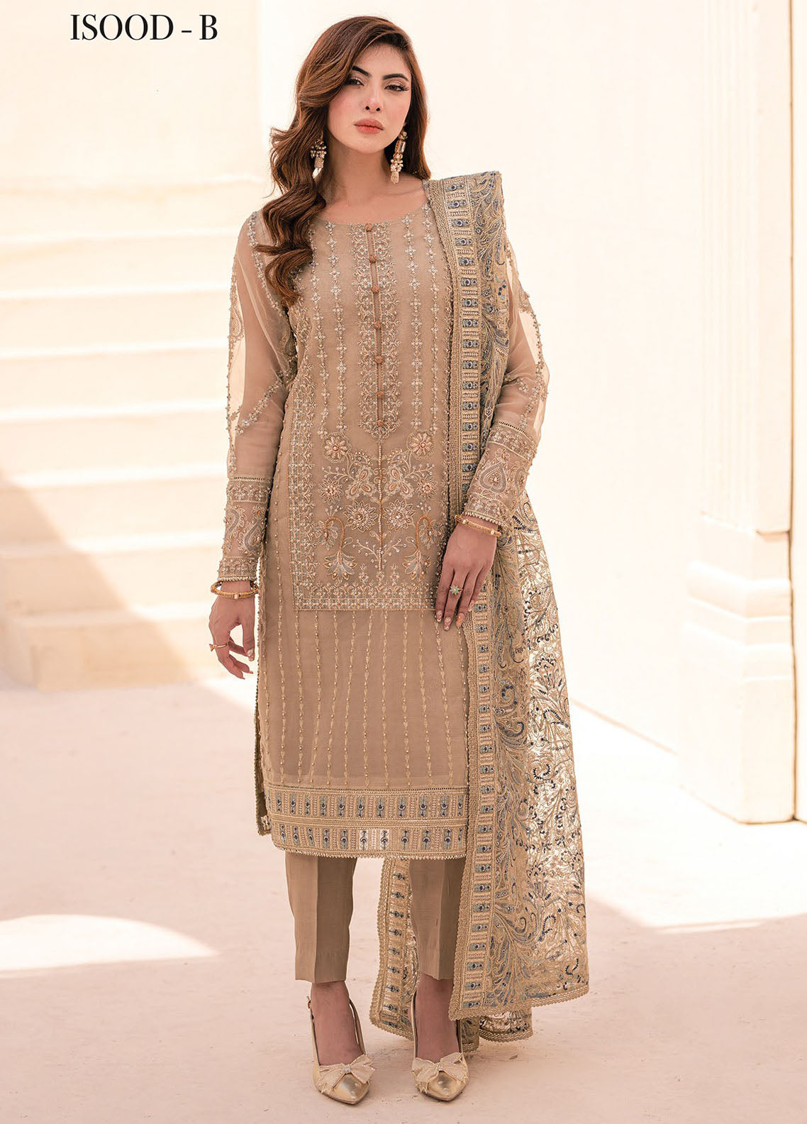 Miorah By House Of Nawab Unstitched Collection 2024 D-5 Isood B