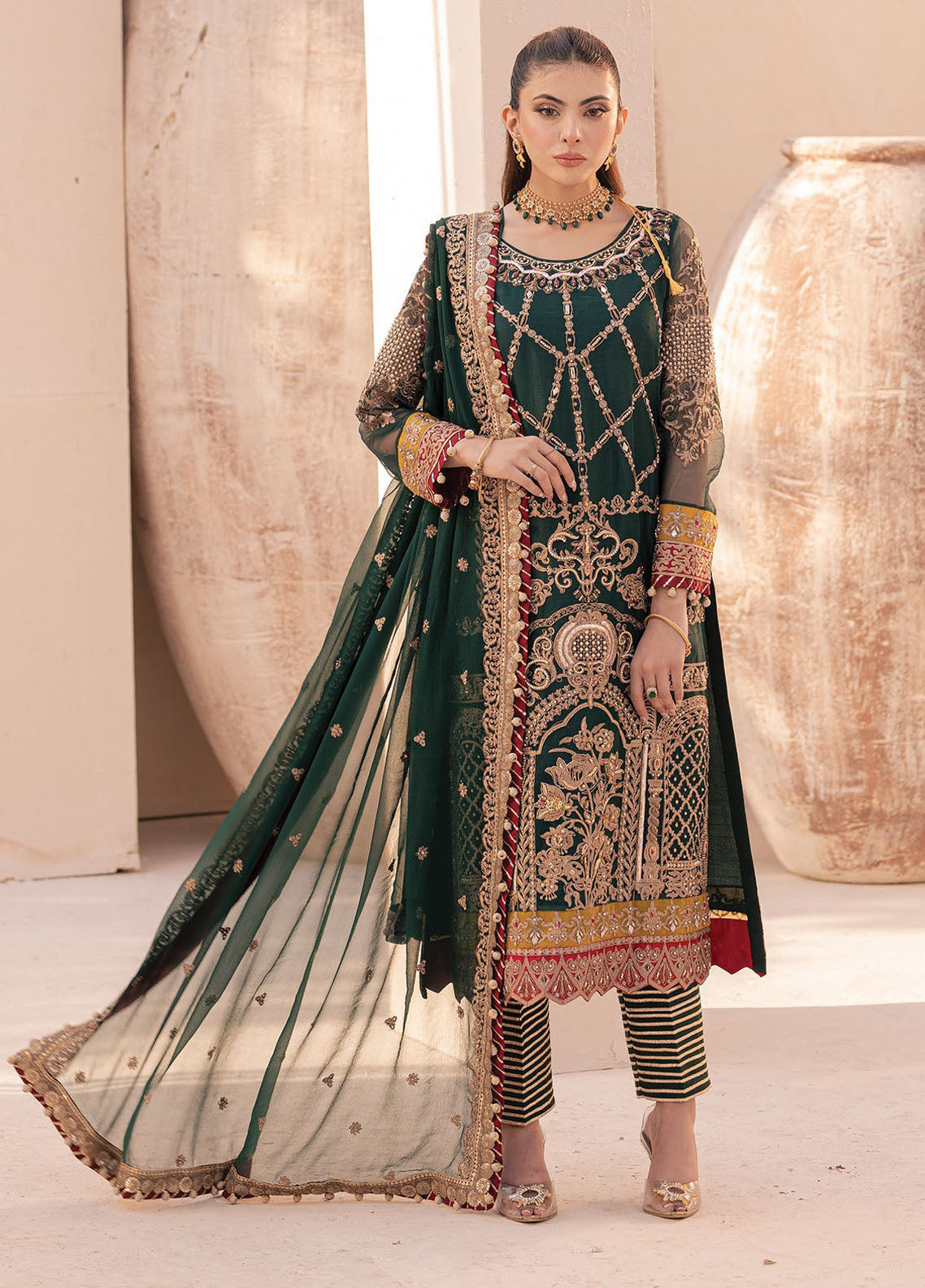 Miorah By House Of Nawab Unstitched Collection 2024 D-6 Zidhar A