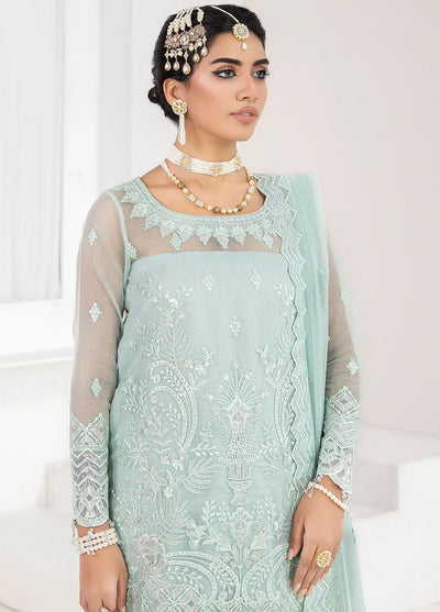 Mohagni Pret Embroidered Net 3 Piece Suit MGP-11