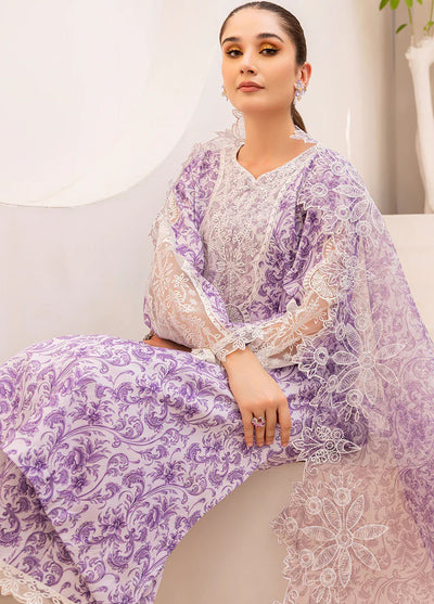 Mohagni Pret Embroidered Lawn 3 Piece Suit PLS-31