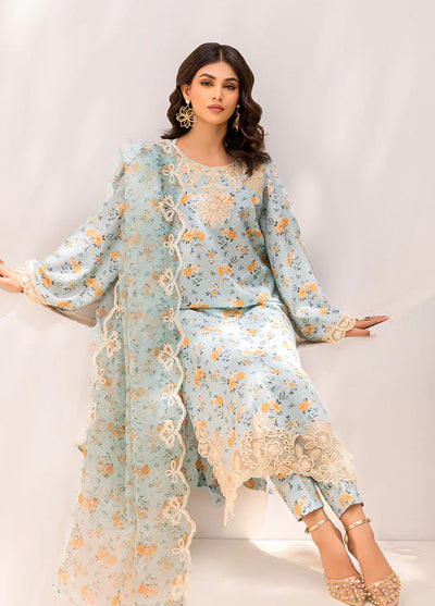 Mohagni Pret Embroidered Lawn 3 Piece Suit PLS-32