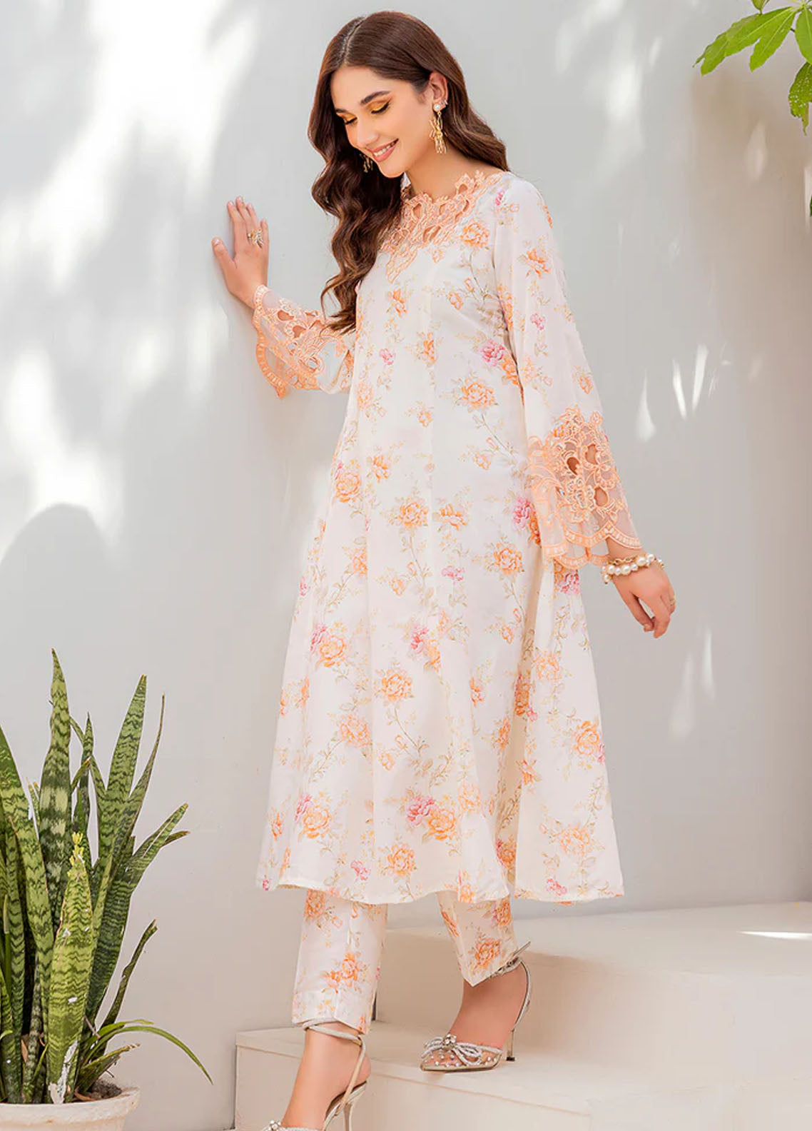 Mohagni Pret Embroidered Lawn 2 Piece Suit PLS-33