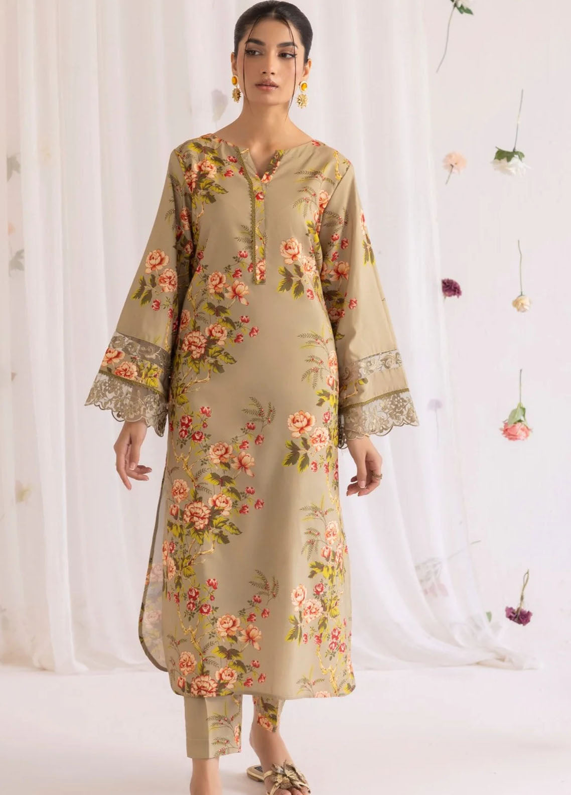 Mohagni Pret Embroidered Lawn 2 Piece Suit LPS-05