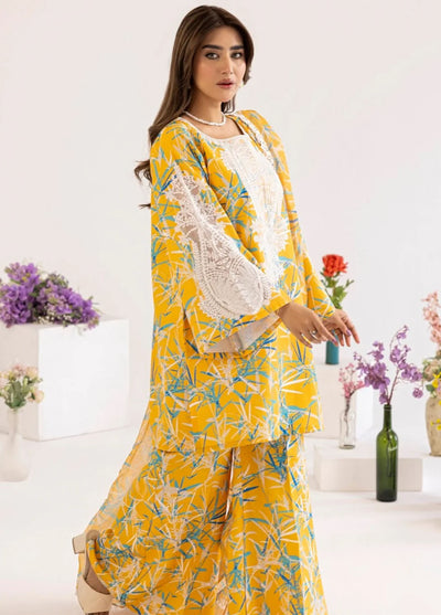 Mohagni Pret Embroidered Lawn 3 Piece Suit PLS-127