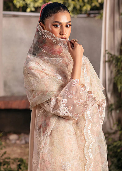 Mohagni Pret Embroidered Lawn 3 Piece Suit SCM-04