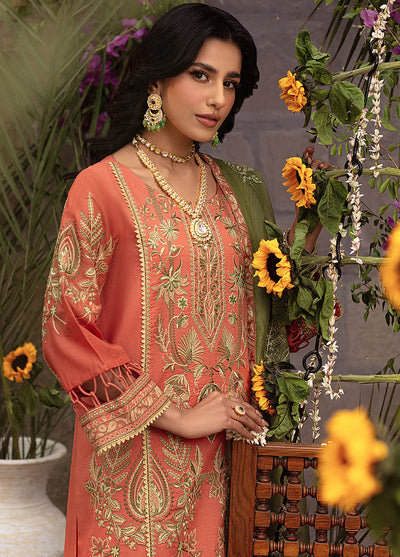 Mohagni Pret Embroidered Lawn 3 Piece Suit SCM-09