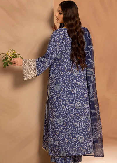 Mohagni Pret Embroidered Slub 3 Piece Suit SBLS-11