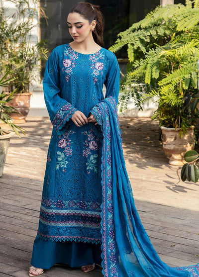 Motifz Embroidered Lawn Suits Unstitched 3 Piece MT25LL 5310 Margo