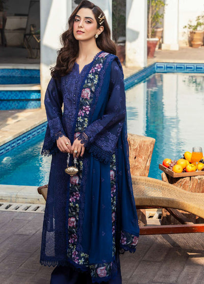 Motifz Embroidered Lawn Suits Unstitched 3 Piece MT25LL 5330 Maelys