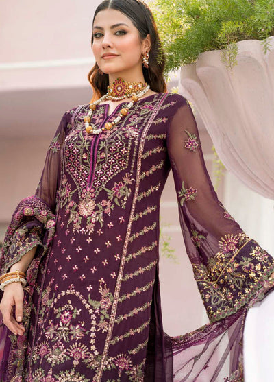 Motifz Premium Embroidered Bamber Collection 2023 MWU04118 Claudia