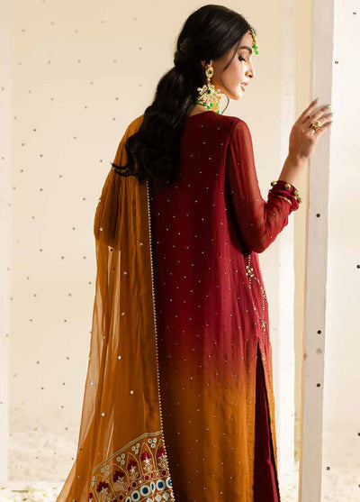 Mukeshkari by Nureh Embroidered Chiffon Suit Unstitched 4 Piece MK-09