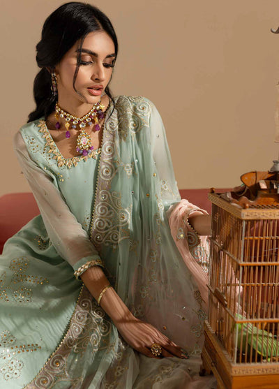 Mukeshkari by Nureh Embroidered Chiffon Suit Unstitched 4 Piece MK-11