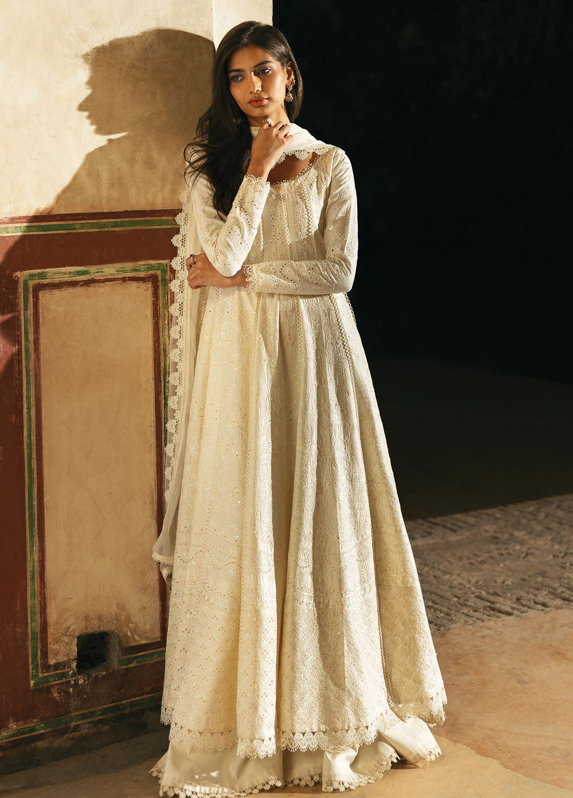 Mulaqaat by Afrozeh Embroidered Lawn Suits Unstitched 3 Piece AF25MFL D-04 Ishq
