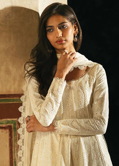 Mulaqaat by Afrozeh Embroidered Lawn Suits Unstitched 3 Piece AF25MFL D-04 Ishq