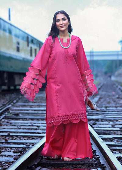 Musafir By Surmai Unstitched Premium Lawn Collection 2023 PINK PEARL