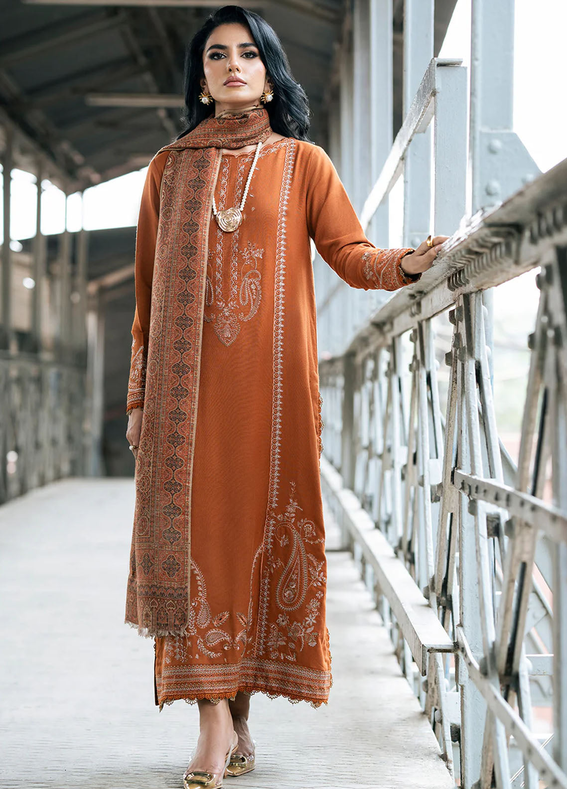 Musafir by Izel Unstitched Winter Collection 2024 Wafa