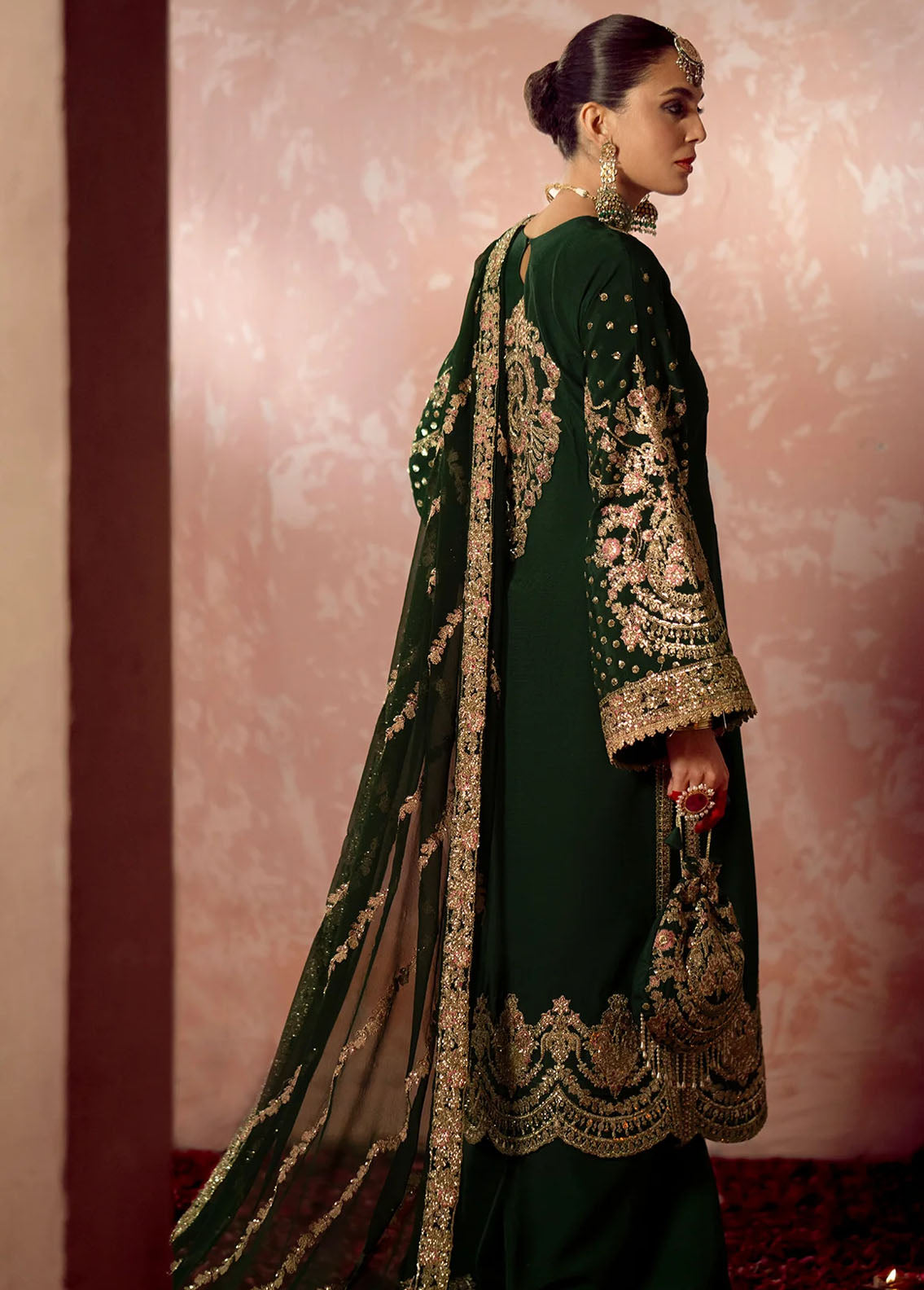 Mushk The Silk Edit By Ajr Couture Wedding Collection 2024 ASE-04 Aangan
