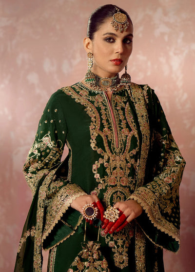 Mushk The Silk Edit By Ajr Couture Wedding Collection 2024 ASE-04 Aangan