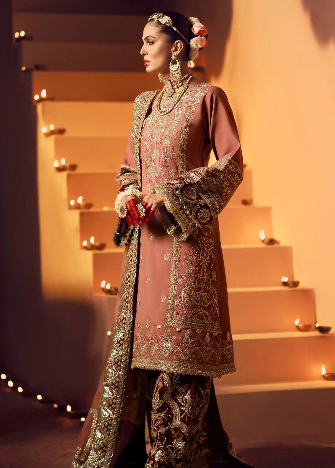 Mushk The Silk Edit By Ajr Couture Wedding Collection 2024 ASE-05 Sawan