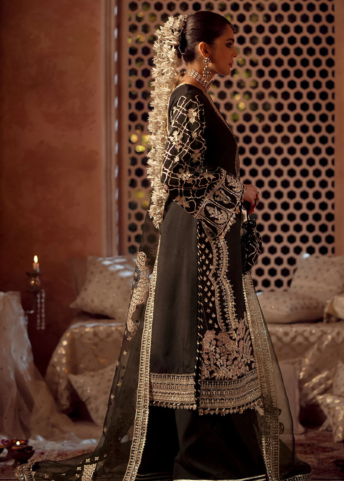 Mushk The Silk Edit By Ajr Couture Wedding Collection 2024 ASE-07 Koyal